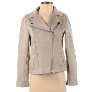 Old Navy Taupe Moto Jacket XS